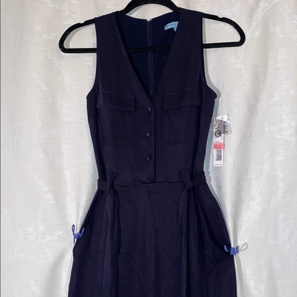 Navy blue jumpsuit!